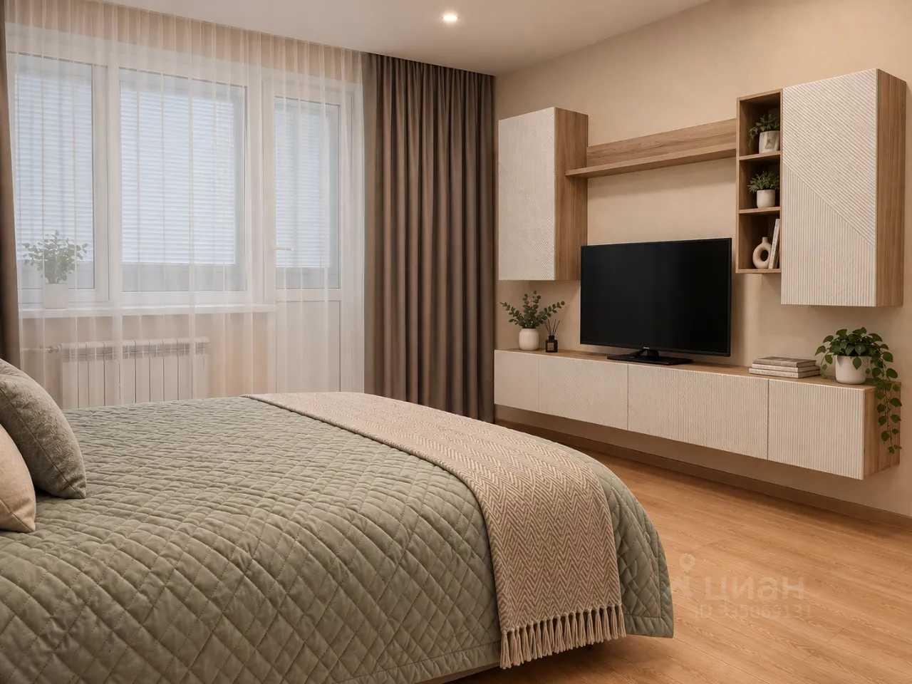 1-комнатная квартира, 39 м² — фотография 2
