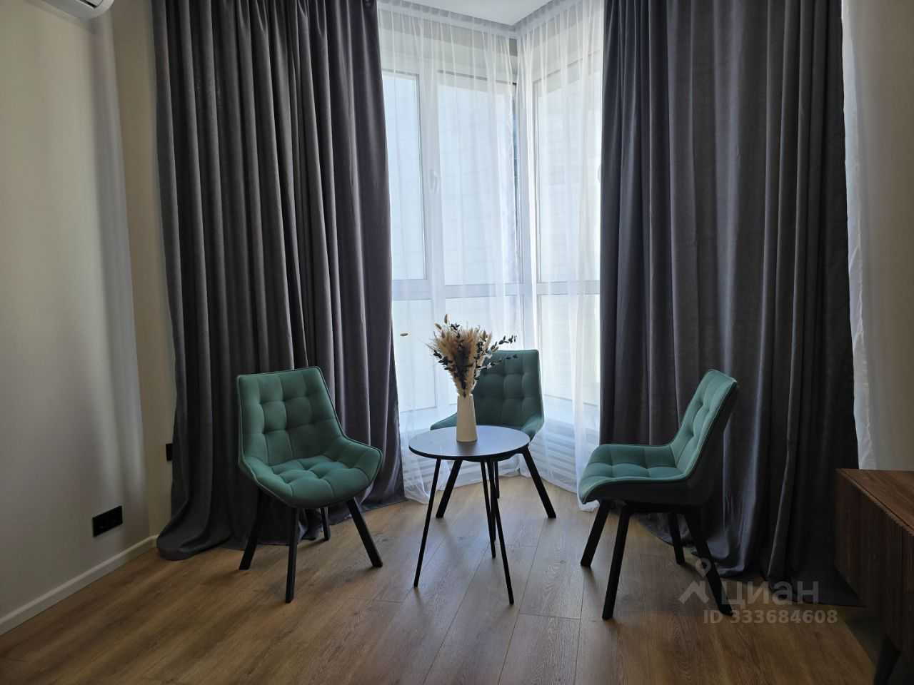 1-комнатная квартира, 43 м²
