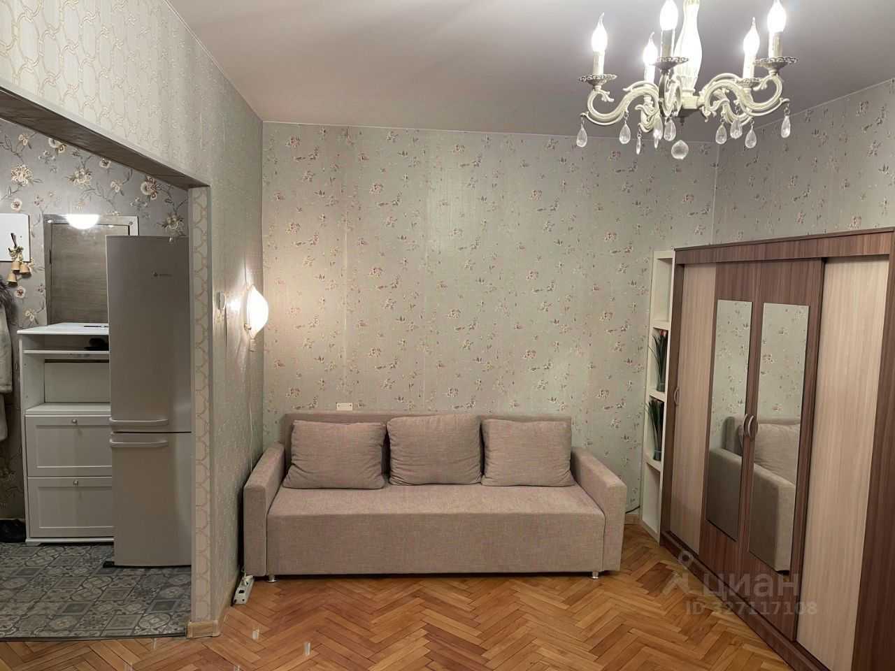 1-комнатная квартира, 35 м²