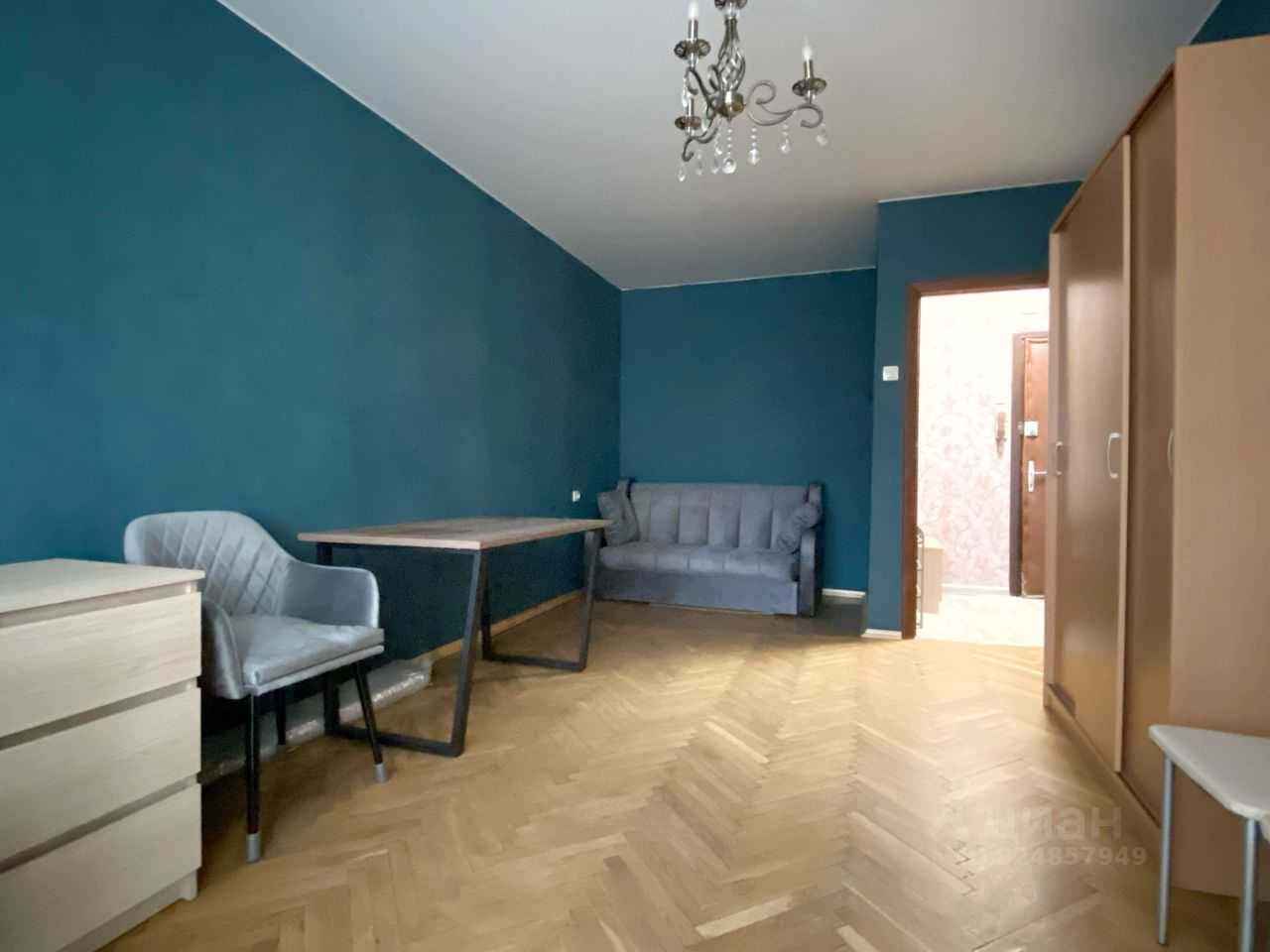 1-комнатная квартира, 34,5 м²