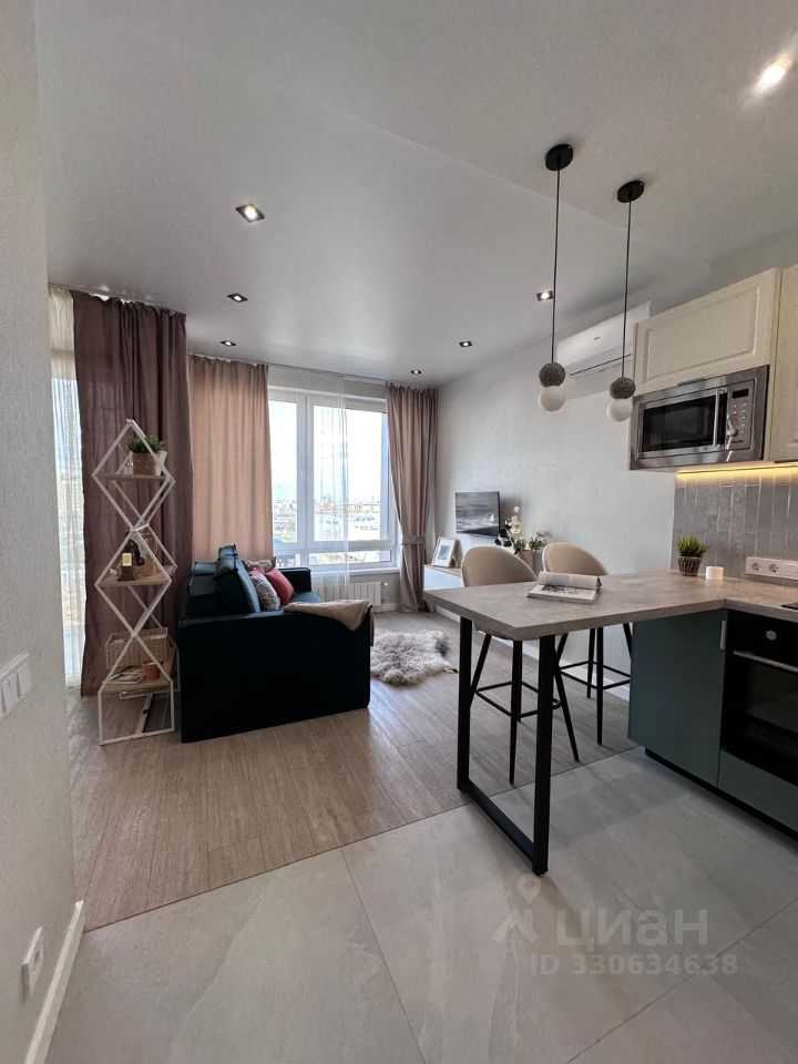 1-комнатная квартира, 45 м²