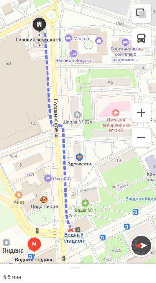 2-комнатная квартира, 56 м² — фотография 2