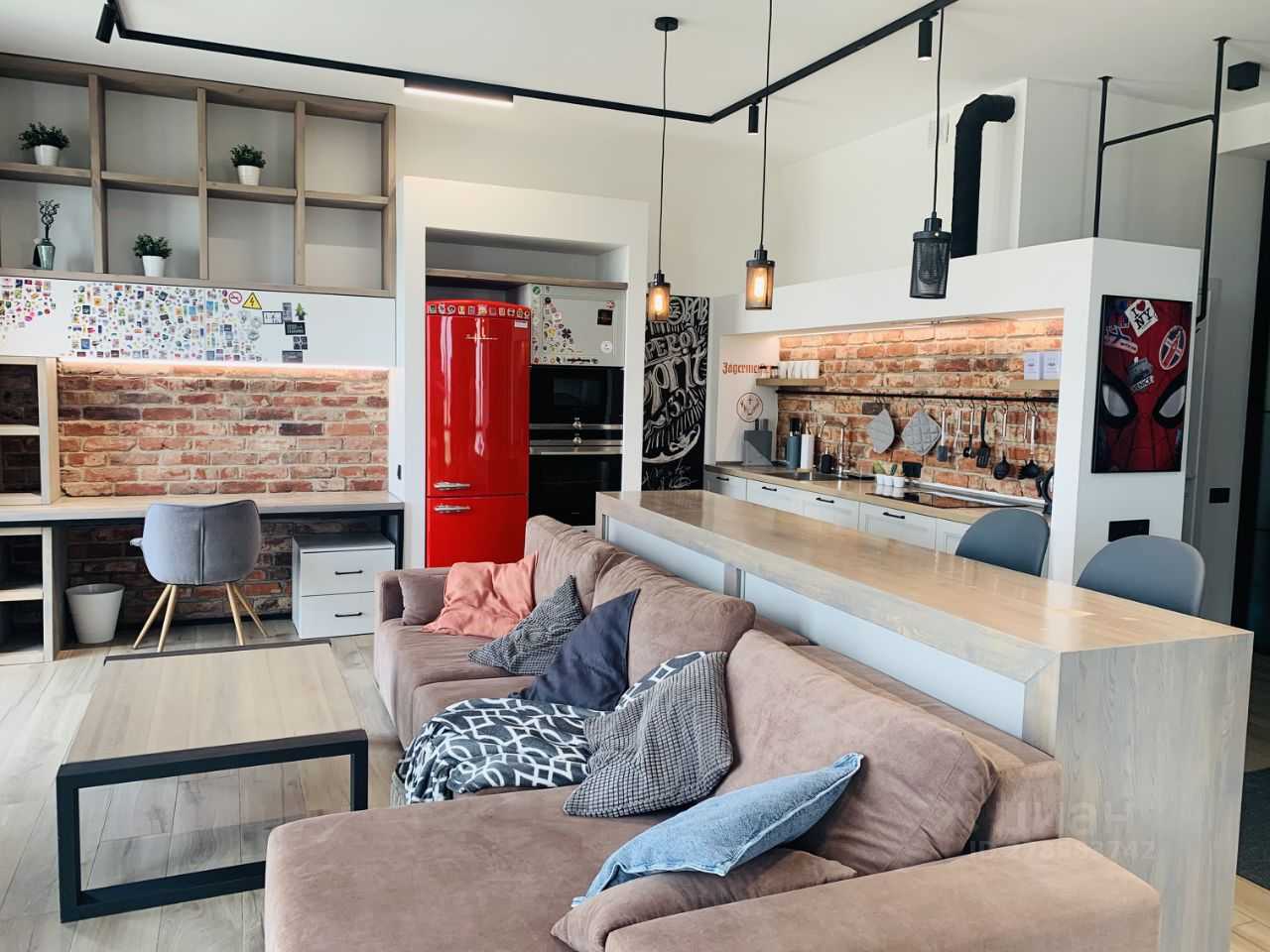 1-комнатная квартира, 67 м² — фотография 3