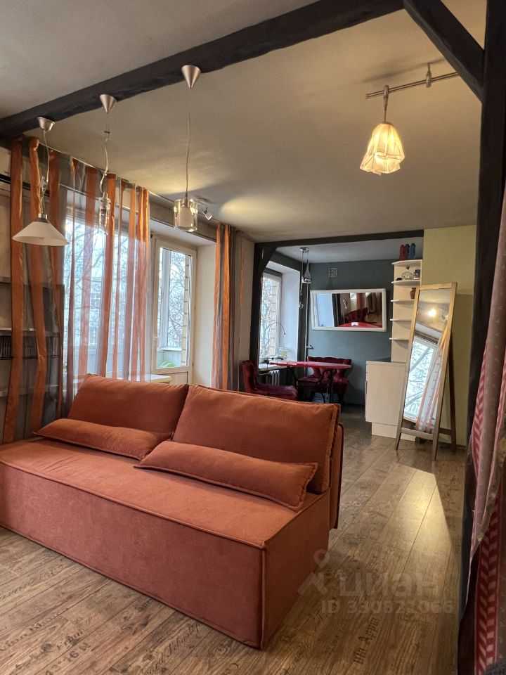 1-комнатная квартира, 43 м²