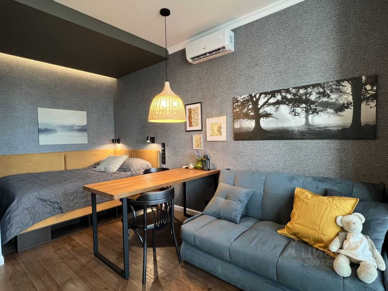 1-комнатная квартира, 32,5 м²