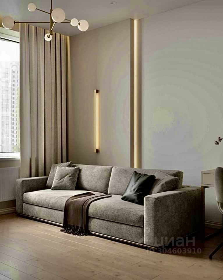 1-комнатная квартира, 45 м²