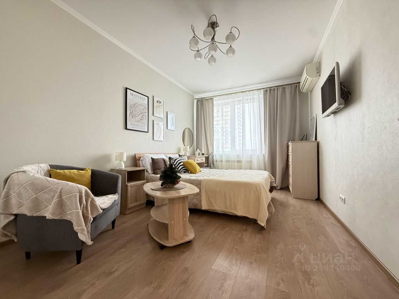 1-комнатная квартира, 35 м² — фотография 3