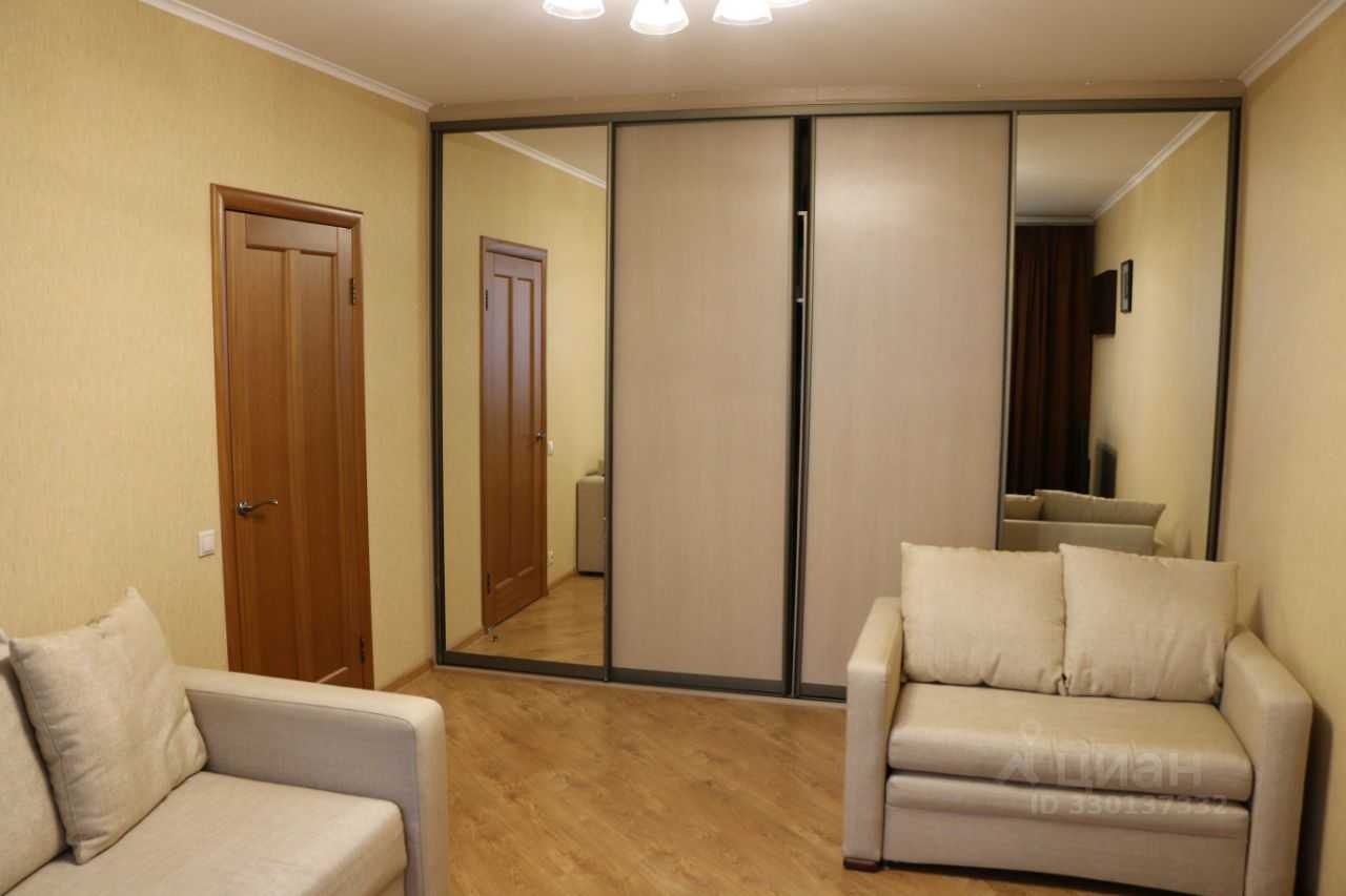 1-комнатная квартира, 39 м² — фотография 2