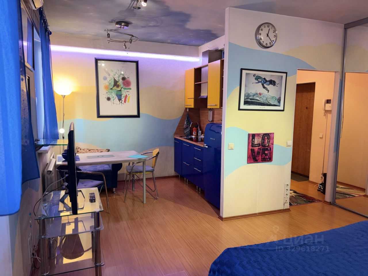 1-комнатная квартира, 35 м²
