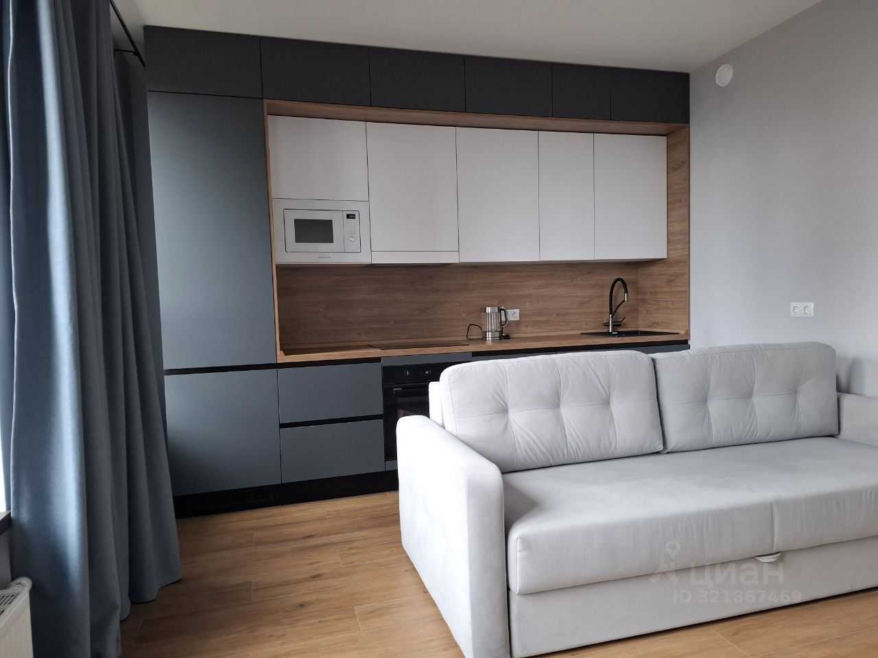 1-комнатная квартира, 27 м² — фотография 3