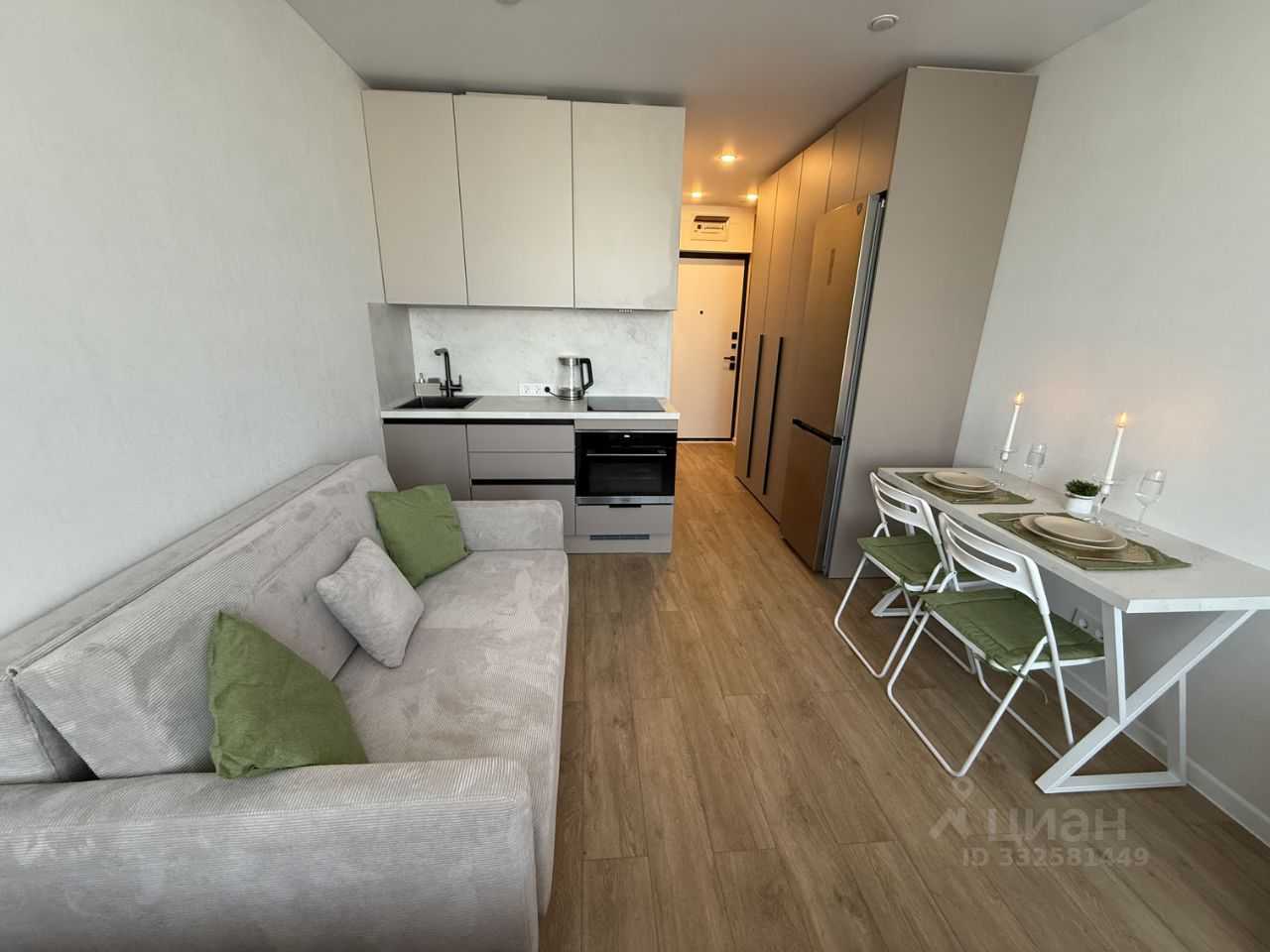 1-комнатная квартира, 21,8 м² — фотография 2