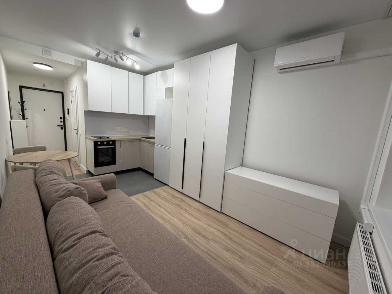1-комнатная квартира, 19 м²