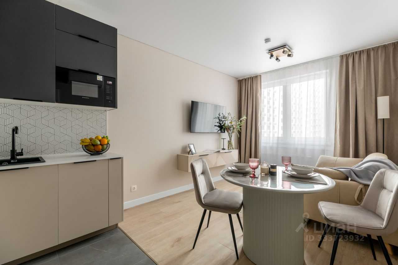 1-комнатная квартира, 34,7 м² — фотография 2
