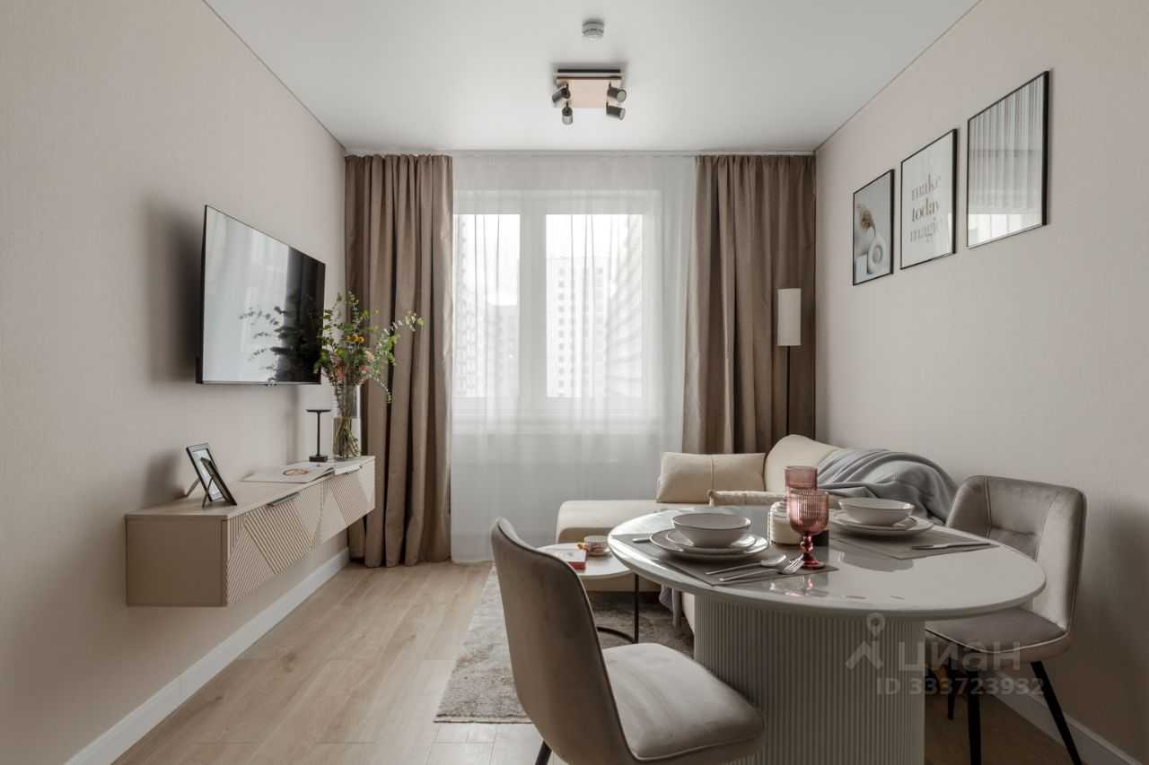 1-комнатная квартира, 34,7 м²