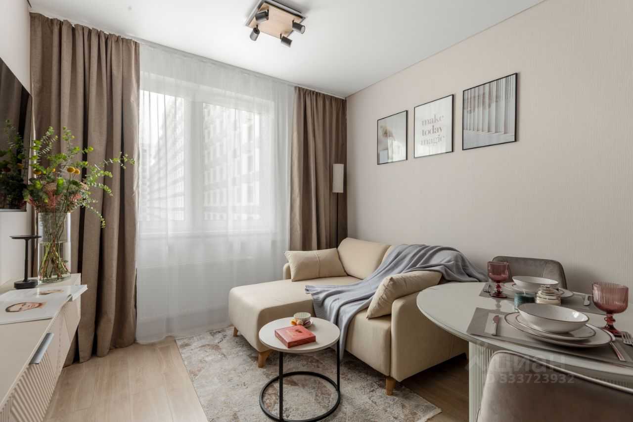 1-комнатная квартира, 34,7 м² — фотография 3