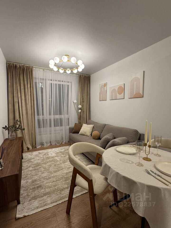 2-комнатная квартира, 38 м² — фотография 3