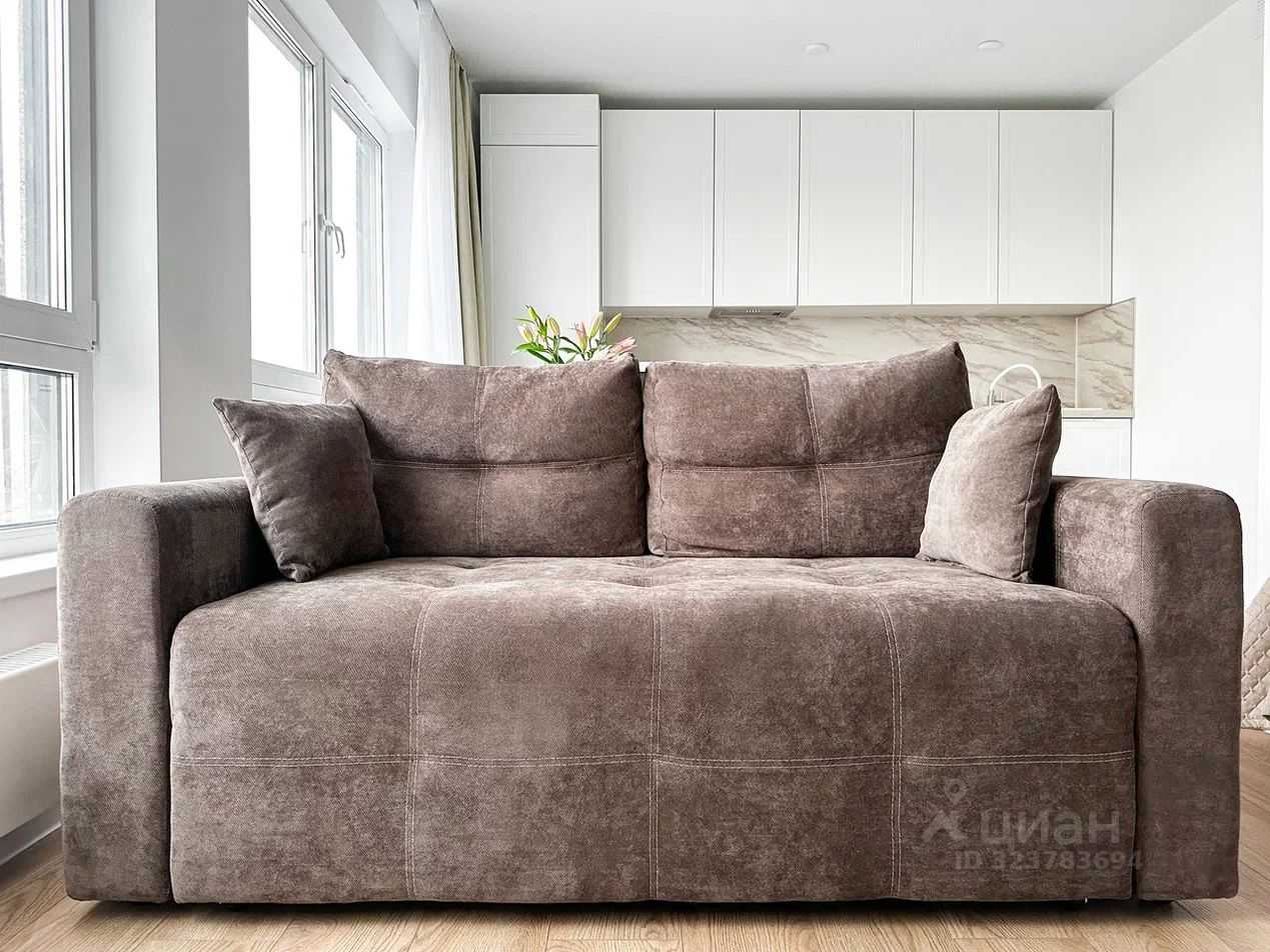 1-комнатная квартира, 33,4 м²