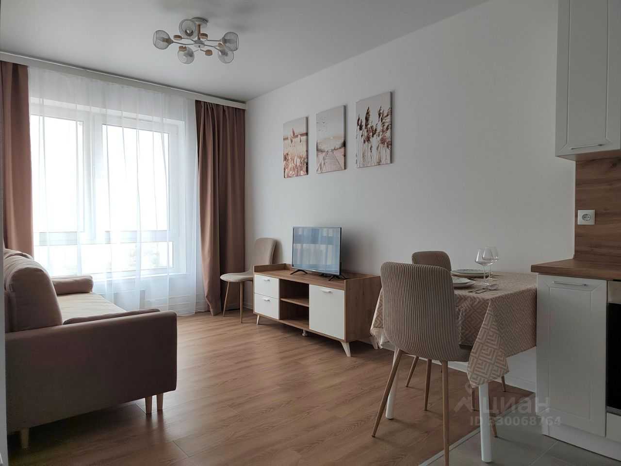 1-комнатная квартира, 32,1 м²