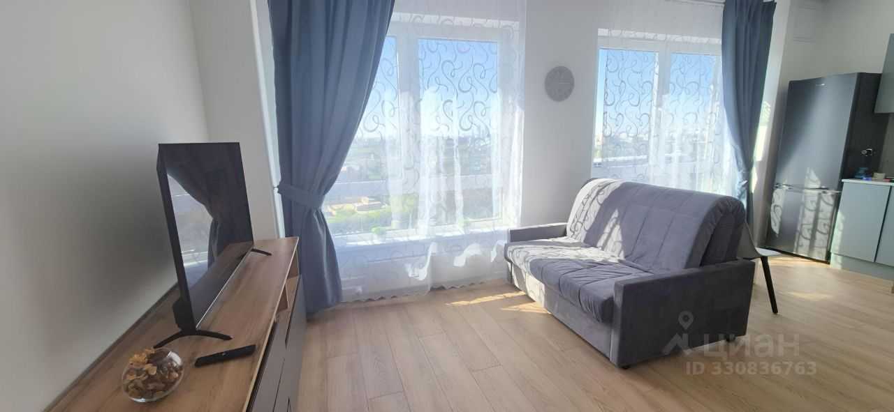 1-комнатная квартира, 33,5 м²
