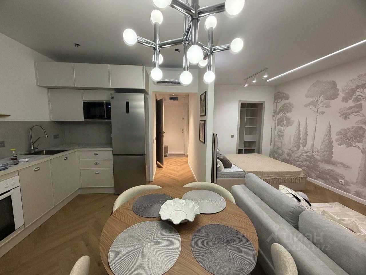1-комнатная квартира, 33,5 м²