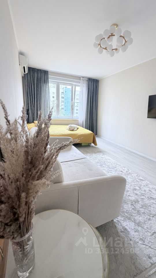 1-комнатная квартира, 32,5 м²