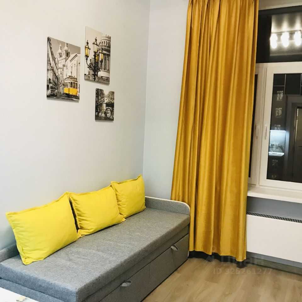 1-комнатная квартира, 19 м²