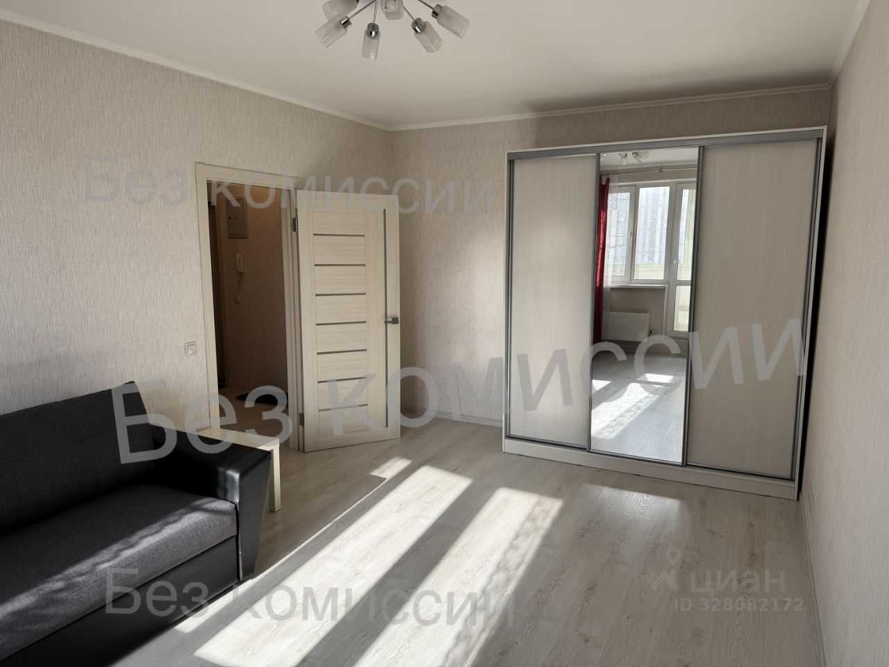 1-комнатная квартира, 38 м²