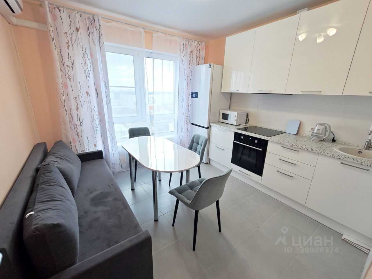 1-комнатная квартира, 39 м²