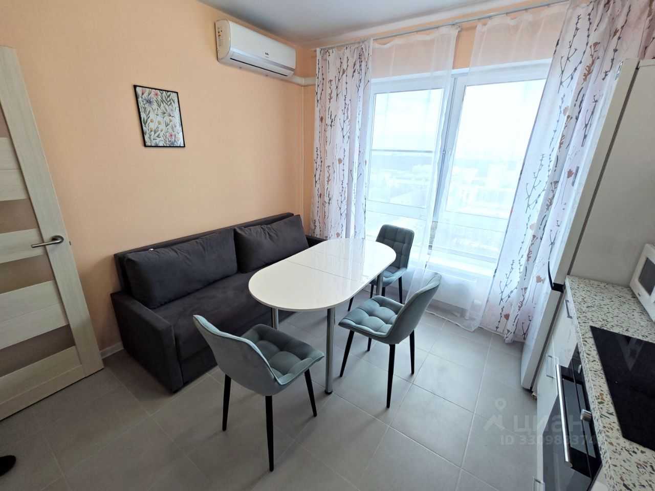 1-комнатная квартира, 39 м² — фотография 2