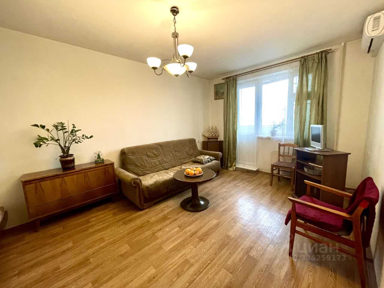 1-комнатная квартира, 38 м²
