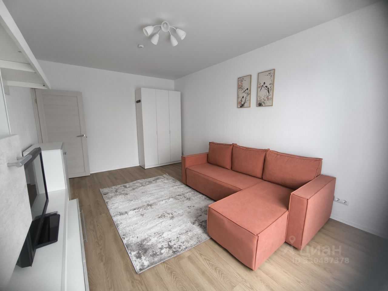 1-комнатная квартира, 37,7 м² — фотография 2