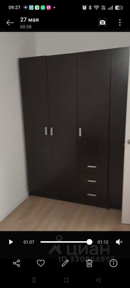 1-комнатная квартира, 40 м² — фотография 2