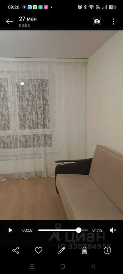 1-комнатная квартира, 40 м² — фотография 3