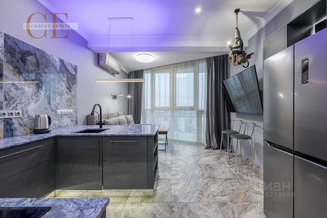 1-комнатная квартира, 60 м² — фотография 2
