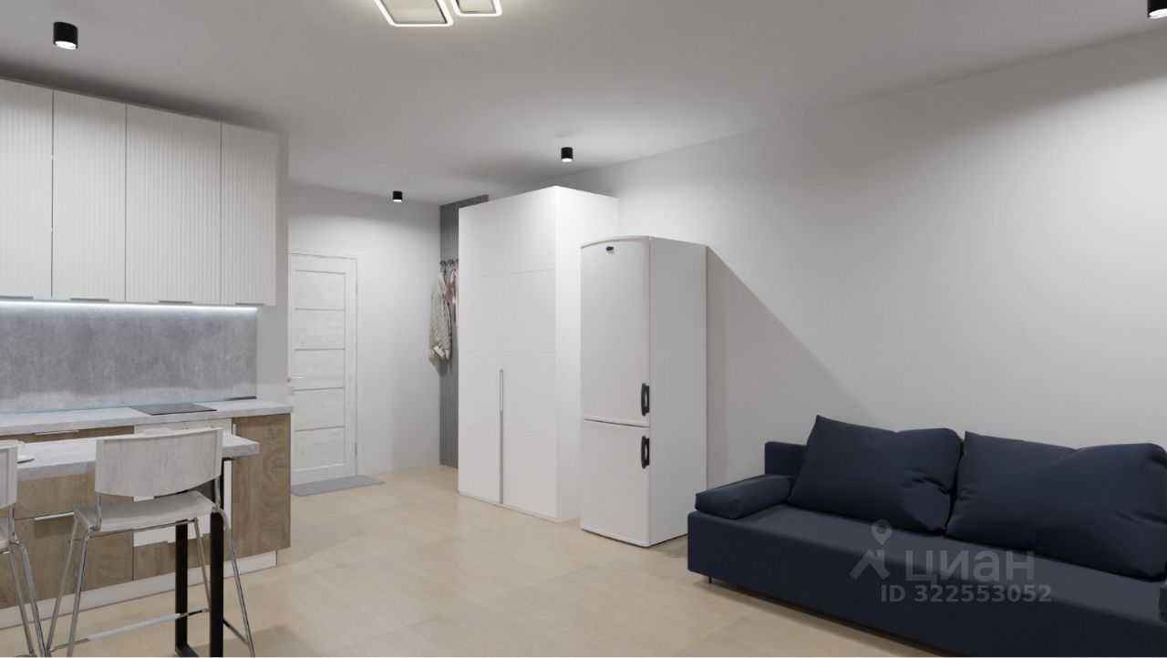 1-комнатная квартира, 23,2 м² — фотография 2
