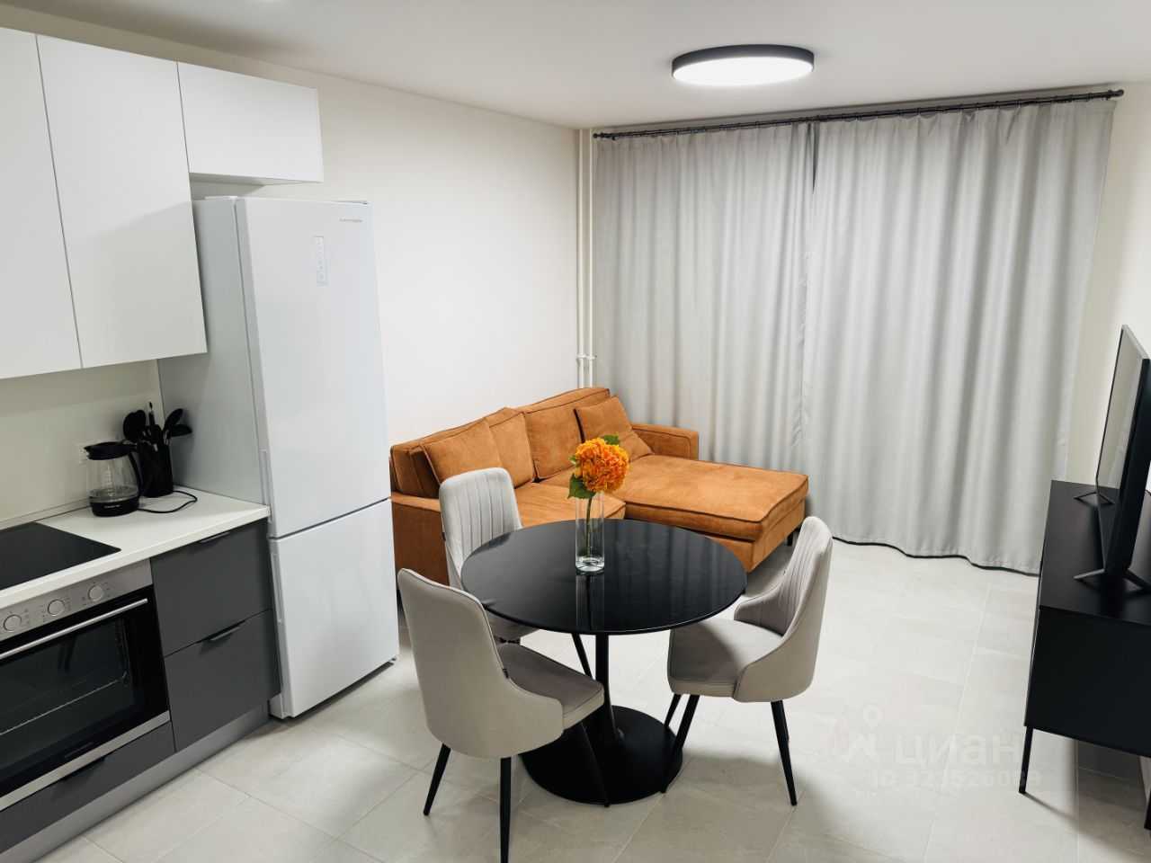 1-комнатная квартира, 44 м²