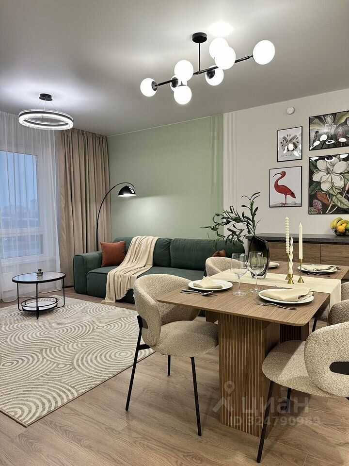 3-комнатная квартира, 85 м²