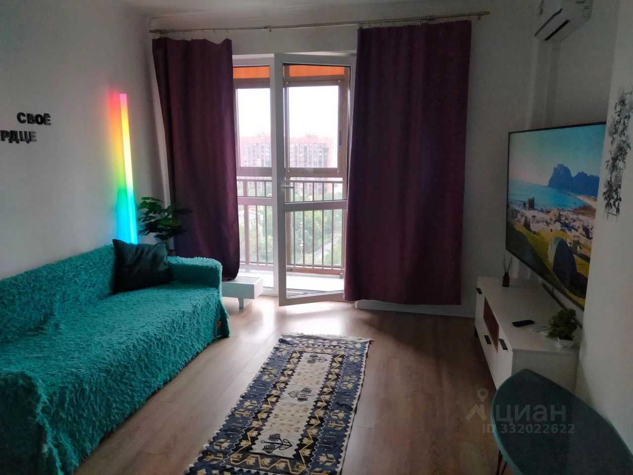 2-комнатная квартира, 52 м²