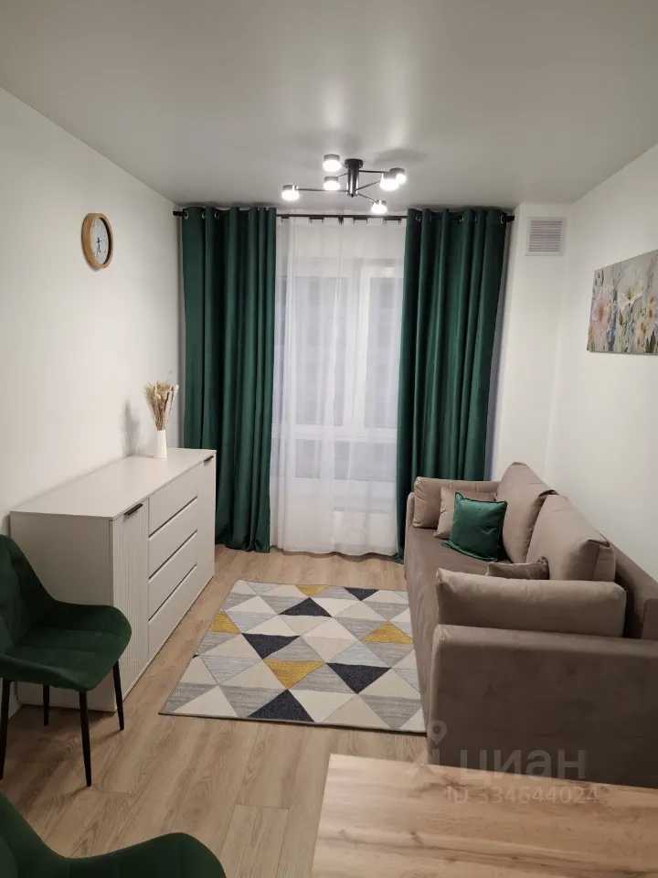 1-комнатная квартира, 33 м²