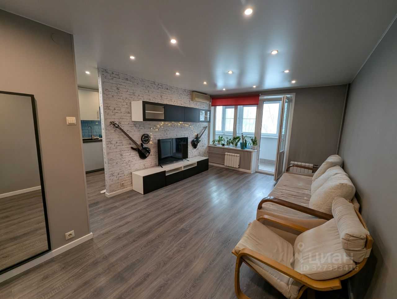 1-комнатная квартира, 37,3 м² — фотография 3