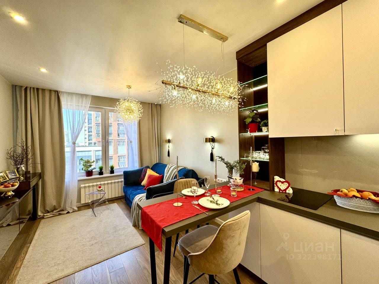 1-комнатная квартира, 35 м²