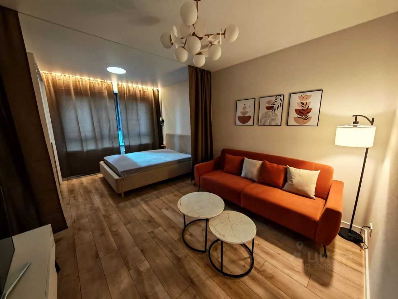 1-комнатная квартира, 44 м² — фотография 2