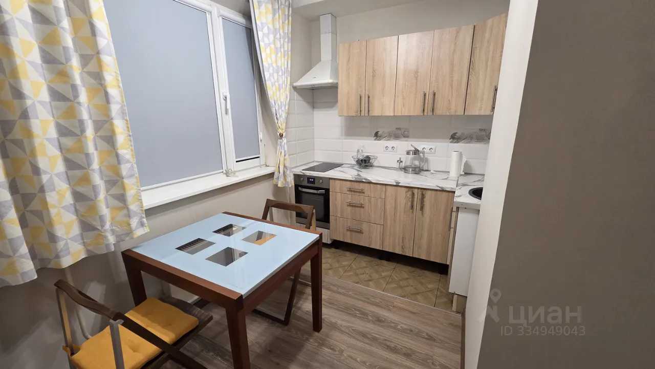 1-комнатная квартира, 38,7 м²