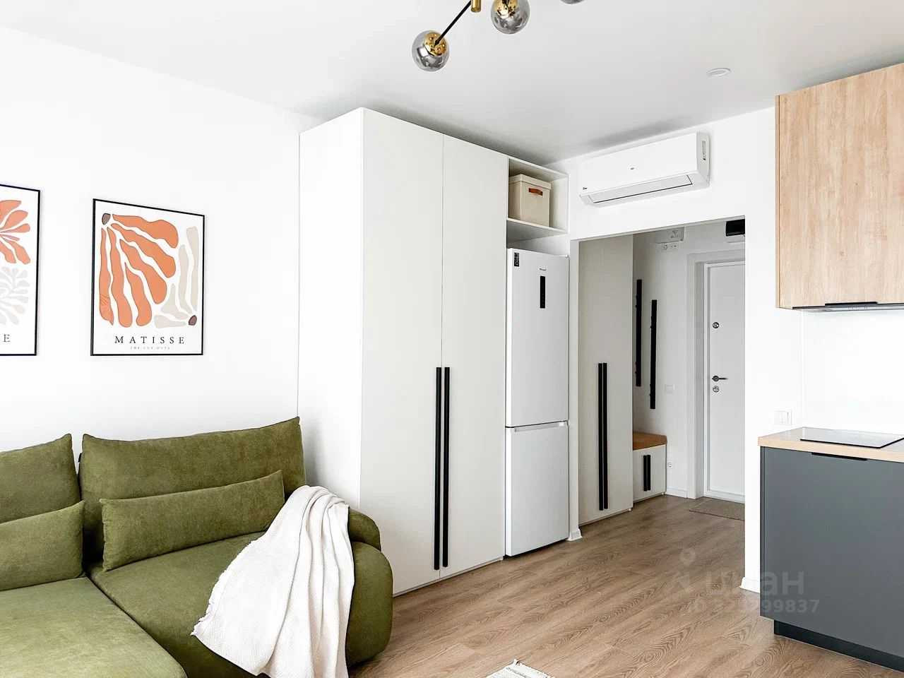 1-комнатная квартира, 23,3 м² — фотография 3