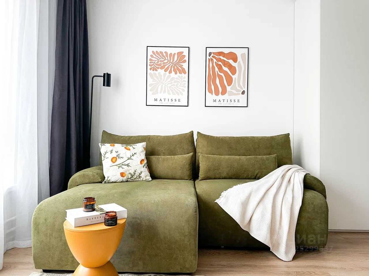 1-комнатная квартира, 23,3 м²