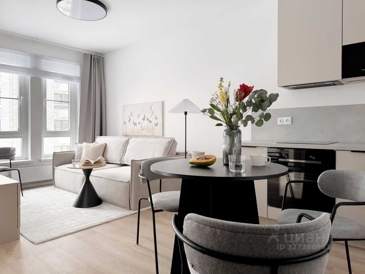 1-комнатная квартира, 31,8 м² — фотография 2