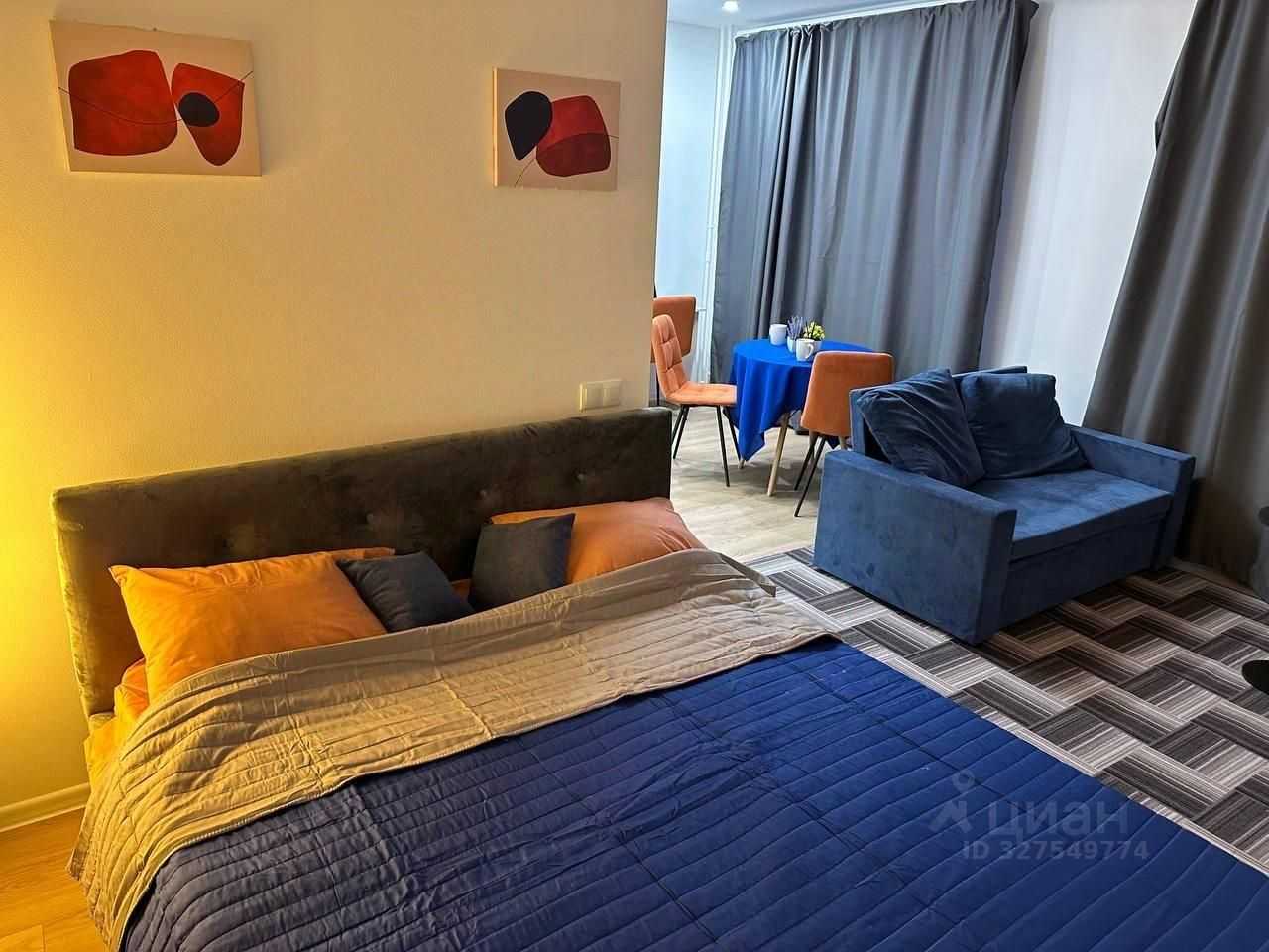 1-комнатная квартира, 33,4 м²