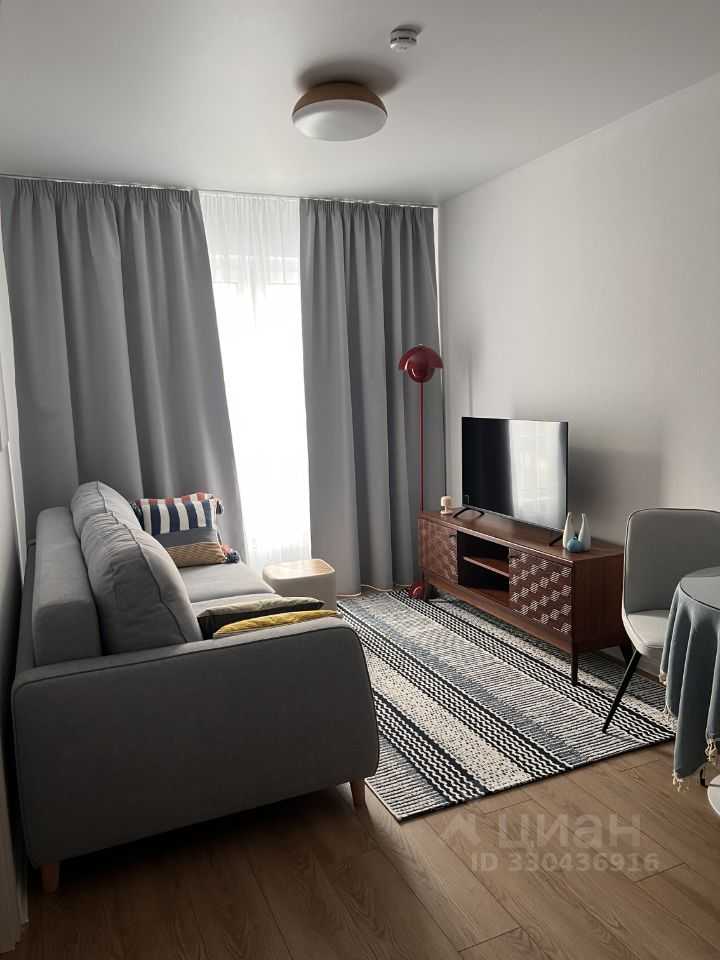 2-комнатная квартира, 33,5 м²