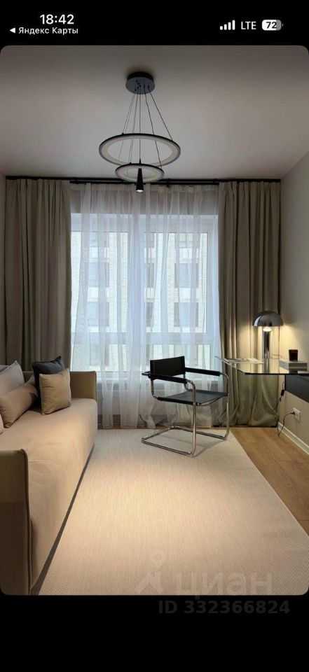 1-комнатная квартира, 34 м² — фотография 2