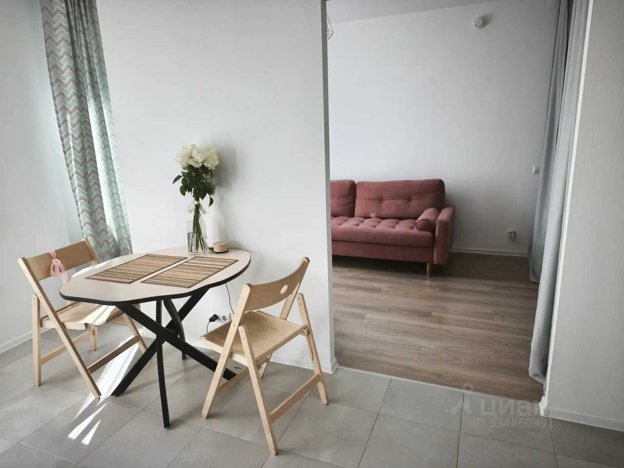 1-комнатная квартира, 34 м² — фотография 3